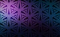 Dark Pink, Blue vector background with polygonal style. Royalty Free Stock Photo