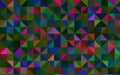 Dark Pink, Green vector abstract mosaic pattern. Royalty Free Stock Photo