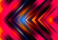 dark pink and orange and blue simple tapered left parallel lines background and pattern abstract vibrant geometric rainbow