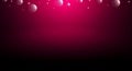Abstract Pink and Black Background with Floating Dotted Spheres and Light Effects gradient Royalty Free Stock Photo
