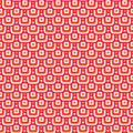 Dark Pink White And Orange Overlapping Squares Seventies Retro Mid Century Pattern Royalty Free Stock Photo