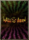 Dark Poster for Halloween Royalty Free Stock Photo