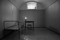 Dark prison cell in Peter and Paul fortress