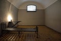 Dark prison cell in Peter and Paul fortress