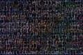 Dark Program Code Abstract Background