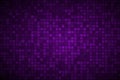 Dark purple abstract background with transparent squares Royalty Free Stock Photo