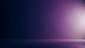 Dark Purple and Blue Gradient Studio Background with Light Spotlight Royalty Free Stock Photo