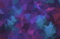 Dark purple Color polygon background or frame. Abstract Rectangle Geometrical Background. Geometric design for business Royalty Free Stock Photo