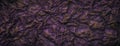 Dark purple with gold paint crumpled paper texture background Royalty Free Stock Photo