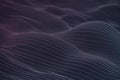 Abstract Dark Purple and Gray Neon Wave Pattern Background Royalty Free Stock Photo