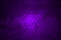 Dark purple hexagon background and real texture Royalty Free Stock Photo