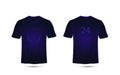 Dark purple lines layout. Technology concept. football sport t-shirt, kits, jersey, shirt design template.