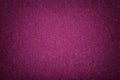 Dark purple matt suede fabric closeup. Velvet texture of felt Royalty Free Stock Photo