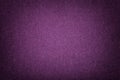 Dark purple matt suede fabric closeup. Velvet texture of felt Royalty Free Stock Photo