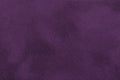 Dark purple matt suede fabric closeup. Velvet texture.