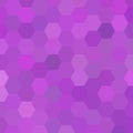 Dark Purple vector template in hexagonal style. Design in abstract style with hexagons. Pattern can be used for landing pages. eps Royalty Free Stock Photo