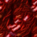 Dark red abstract drawing with light sinuous lines and bright flashes. Beautiful and gloomy texture. Red seamless background
