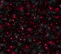 Dark Red and Black Gemstone Texture Seamless Pattern for Design Projects Royalty Free Stock Photo
