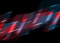 Dark red and blue abstract tech background Royalty Free Stock Photo