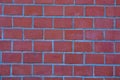 Dark red brick stone wall texture grunge background; Royalty Free Stock Photo