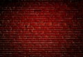 Dark Red Brick Wall Background