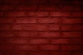 Dark red brick wall