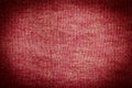 Dark red or brown knitted fabric texture Royalty Free Stock Photo