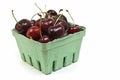 Dark red cherries Royalty Free Stock Photo