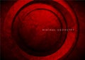 Dark red circles abstract tech grunge background Royalty Free Stock Photo