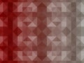 Dark red color. Abstract mosaic background. Chaotically scattered shapes of different colors, pixel pattern. Colorful geometric Royalty Free Stock Photo