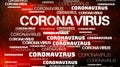Dark Red Coronavirus Covid-19 Outbreak Header Background Royalty Free Stock Photo