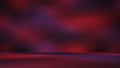 Dark Red and Deep Purple Blurry Abstract Background with Subtle Light Rays and Floor Reflection Keywords: dark red Royalty Free Stock Photo