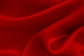 Dark red fabric cloth texture for background and design art work, beautiful crumpled pattern of silk or linen Royalty Free Stock Photo