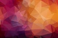 Dark Red geometric rumpled triangular low poly origami style gradient illustration graphic background. Vector polygonal design for Royalty Free Stock Photo