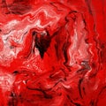 Dark red Marble Inspired art concept Hand draw painting. The abstract art background canvas