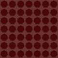 Dark red nano suit textile seamless texture with heptagon polygon structures for fabric reinforcement Royalty Free Stock Photo