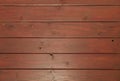Dark red natural wooden planks texture for the background. Royalty Free Stock Photo