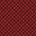 Dark Red Plaid Seamless Pattern Royalty Free Stock Photo