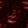 Dark red seamless abstract pattern with light sinuous lines and bright flashes. Beautiful and gloomy texture. Dark background