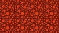 Dark Red Seamless Scattered Dots Pattern