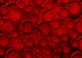 Dark red tech gears abstract grunge background Royalty Free Stock Photo