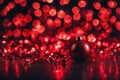 Dark red themed christmas wallpaper, xmas background Royalty Free Stock Photo