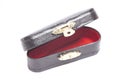 dark red velvet case for violin Royalty Free Stock Photo