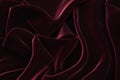 Dark red velvet fabric background texture Royalty Free Stock Photo