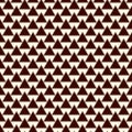 Dark repeated triangles on white background. Simple abstract wallpaper with geometric figures. Seamless surface pattern. Royalty Free Stock Photo