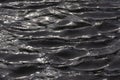 Dark rippling water surface background Royalty Free Stock Photo