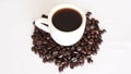 Dark Roast Coffee and Beans