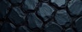 Dark, rough black coal texture Intricate stone surface , heavy, somber Royalty Free Stock Photo