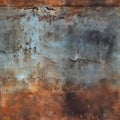 Dark Rusted Metal Texture, Old Grunge Background, Shabby Surface, Grunge, Rough, Textured Steel Royalty Free Stock Photo