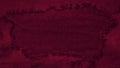 Dark saturated burgundy watercolor background with torn strokes and uneven spots. Trend color texture. Abstract background Royalty Free Stock Photo